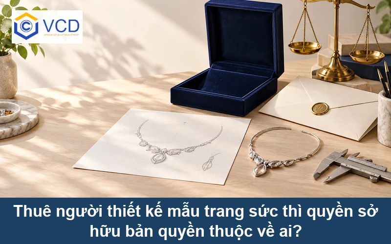 Thuê người thiết kế mẫu trang sức thì quyền sở hữu bản quyền thuộc về ai?