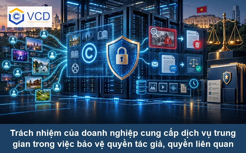 Trách nhiệm của doanh nghiệp cung cấp dịch vụ trung gian trong việc bảo vệ quyền tác giả, quyền liên quan