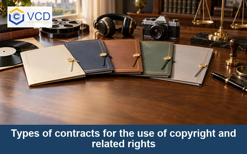Types of contracts for the use of copyright and related rights