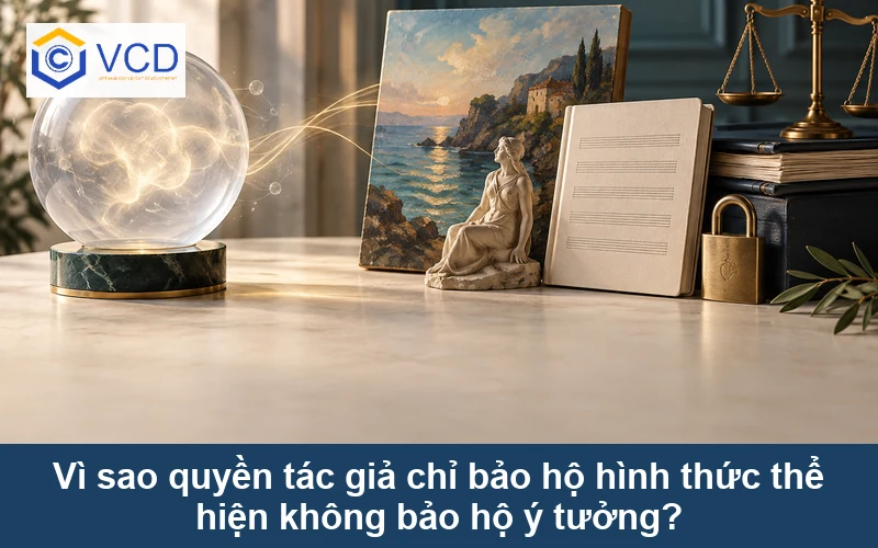 Vì sao quyền tác giả chỉ bảo hộ hình thức thể hiện không bảo hộ ý tưởng?