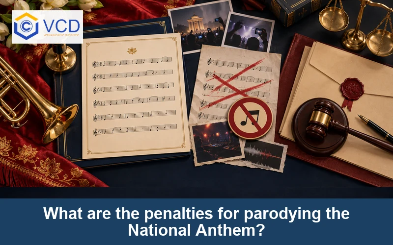 What are the penalties for parodying the National Anthem?
