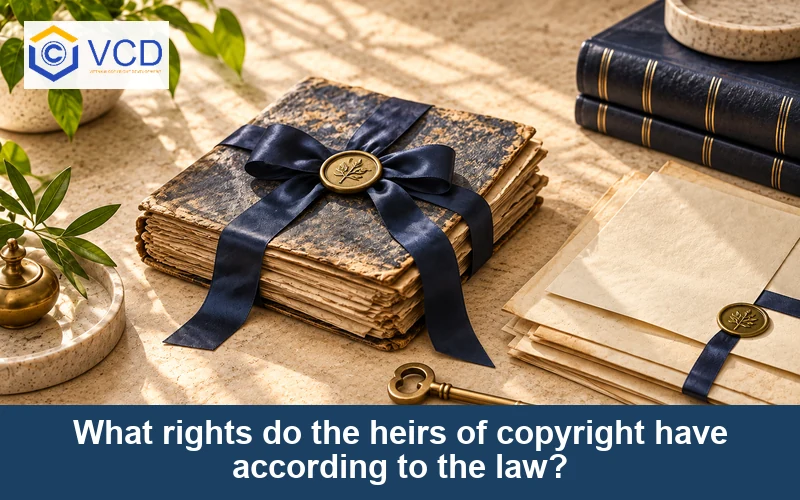 What rights do the heirs of copyright have according to the law?