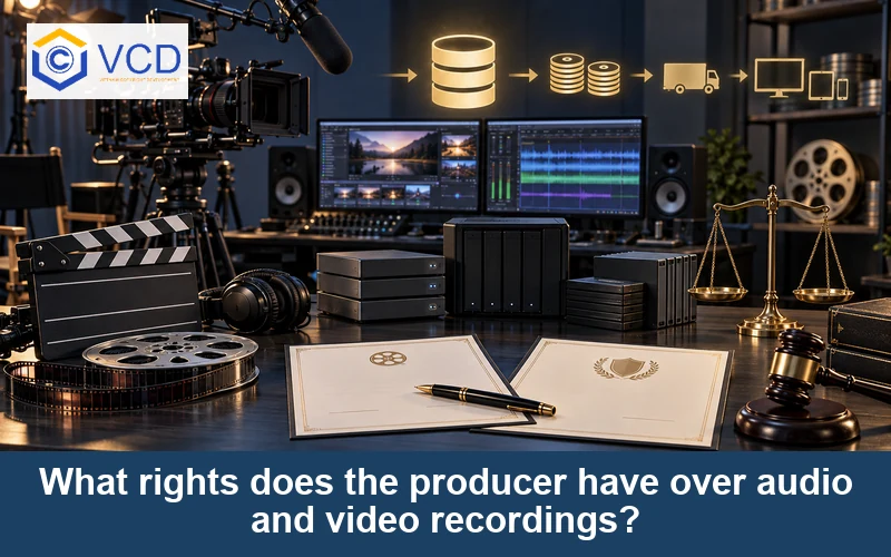 What rights does the producer have over audio and video recordings?