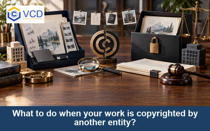 What to do when your work is copyrighted by another entity?