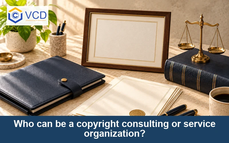 Who can be a copyright consulting or service organization?