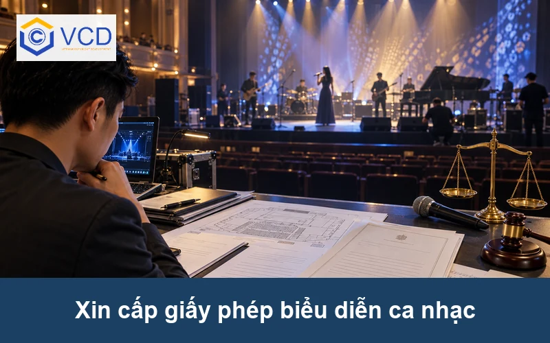 Xin cấp giấy phép biểu diễn ca nhạc
