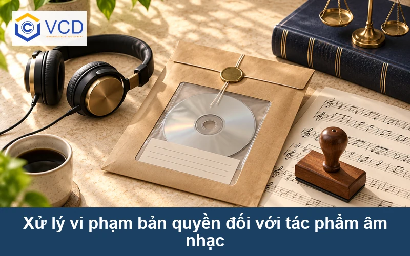 Xử lý vi phạm bản quyền đối với tác phẩm âm nhạc