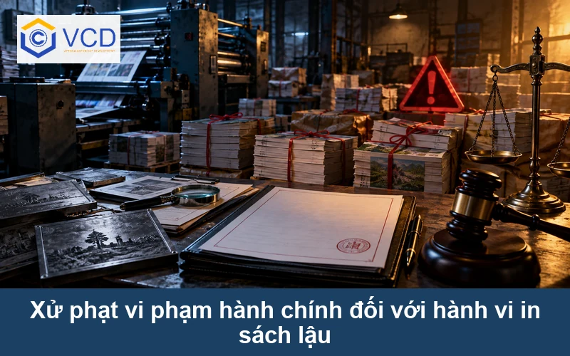 Xử phạt vi phạm hành chính đối với hành vi in sách lậu